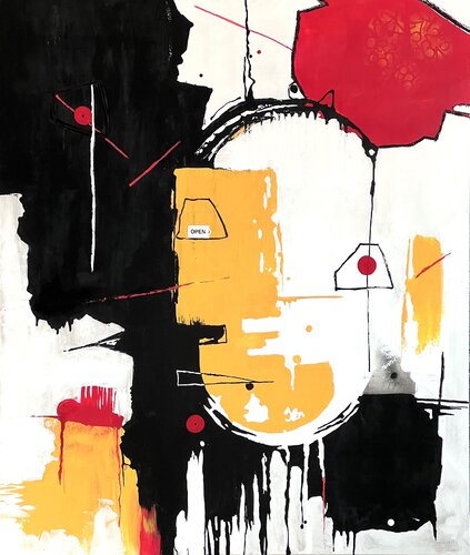 WATCHERS von Bahar Guliyeva, Malerei kaufen auf Singulart