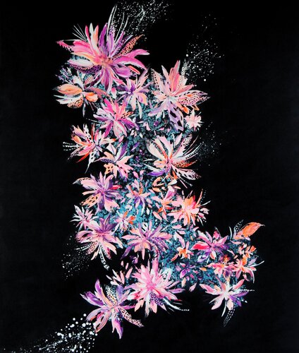 UNLEASHED BLOOMING von Bahar Guliyeva, Malerei kaufen auf Singulart