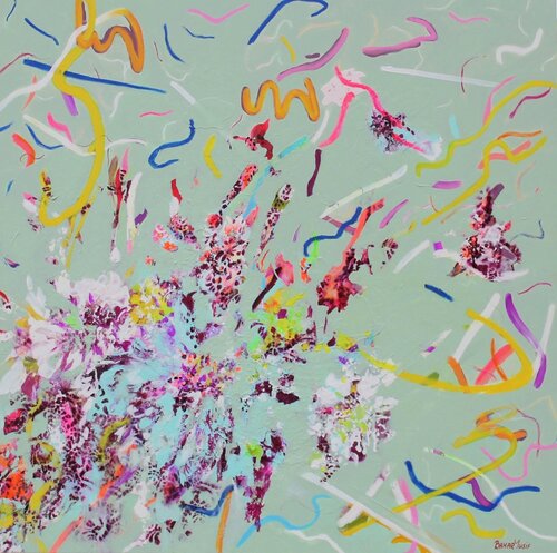 CHASING THE DREAMS SERIES #2 de Bahar Guliyeva, Pintura a la venta en Singulart
