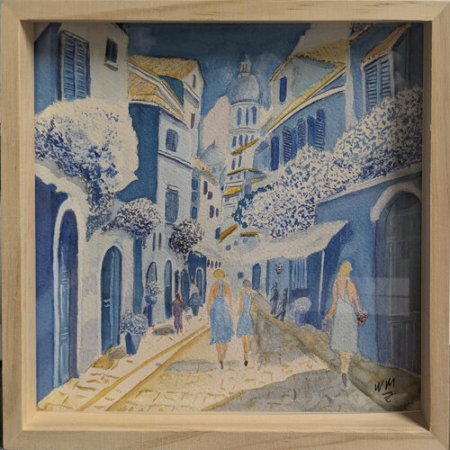 Hé ! Attendez moi de WILLIAM MARCHEVAL, Obra en papel a la venta en Singulart