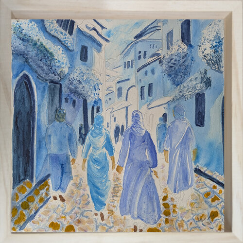 Dans la rue di WILLIAM MARCHEVAL, Opera su carta in vendita su Singulart