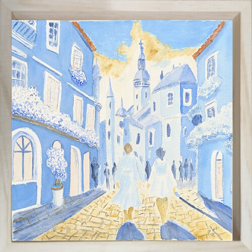 Les copines par WILLIAM MARCHEVAL, Œuvre sur papier en vente sur Singulart