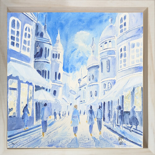 Soirée Shopping de WILLIAM MARCHEVAL, Obra en papel a la venta en Singulart