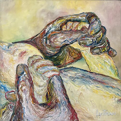 The First Touch de Ly Tran, Pintura a la venta en Singulart