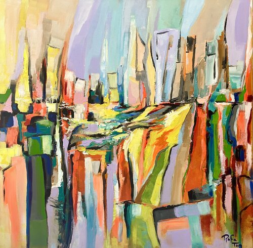 Spring City de Rafa Tom, Pintura a la venta en Singulart