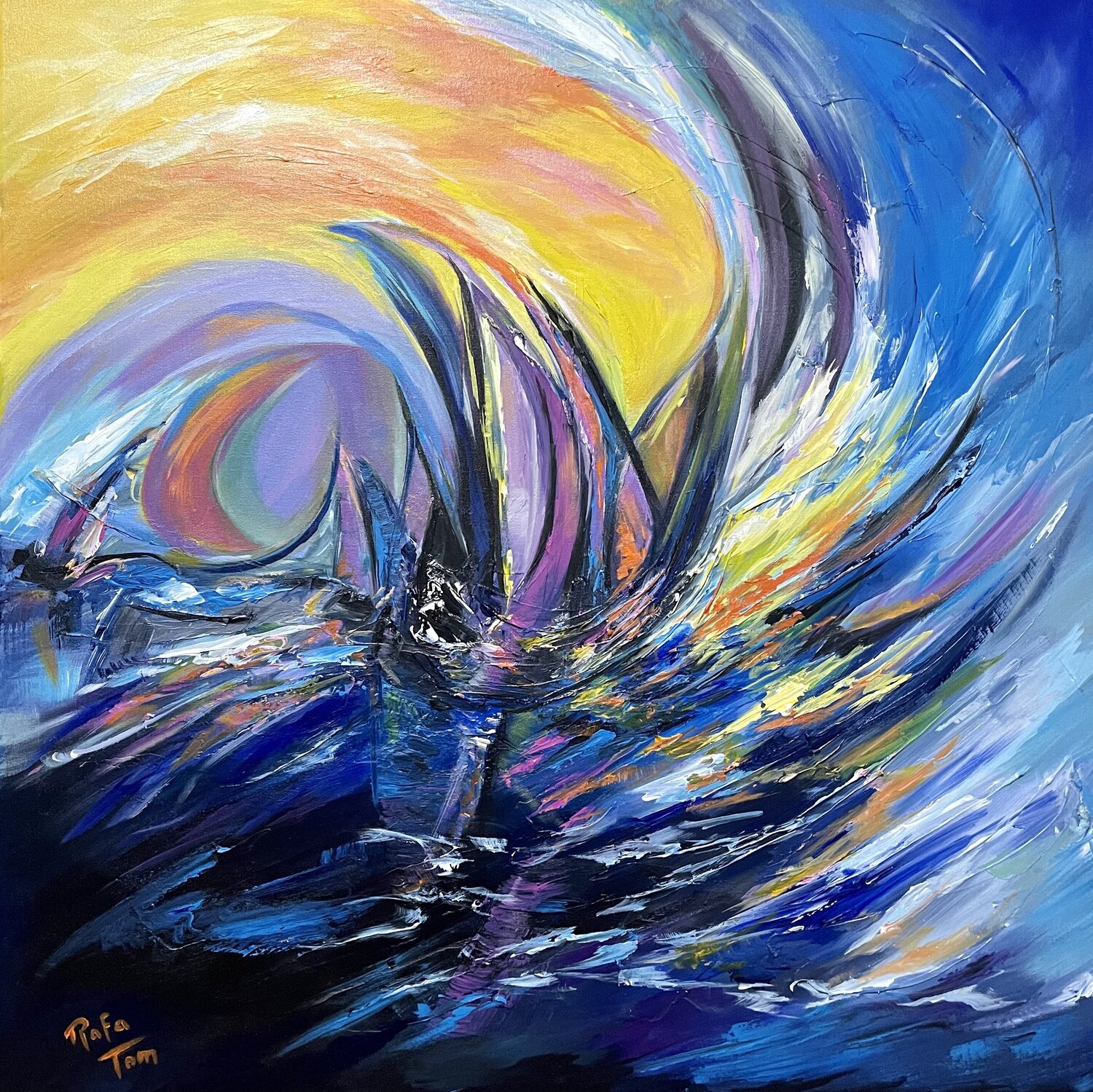 Sailing Through The Waves Rafa Tom