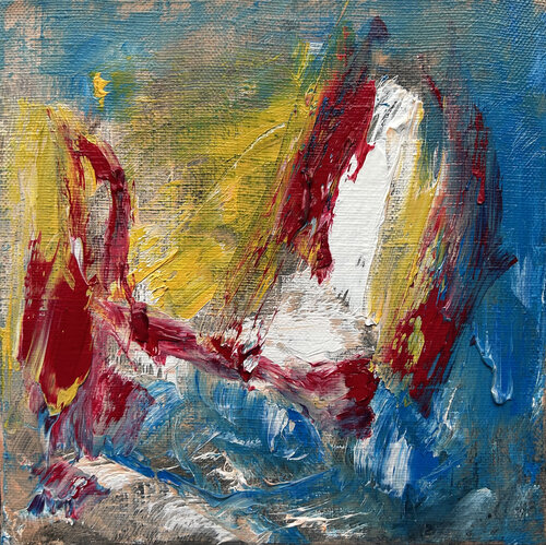 Абстракция № 38-2 van Zoltan Dudash, Schilderij te koop op Singulart