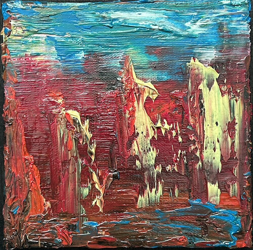 Абстракция № 37-4 di Zoltan Dudash, Pittura in vendita su Singulart