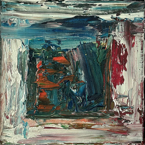 OUTSIDE THE WINDOW 2 di Zoltan Dudash, Pittura in vendita su Singulart