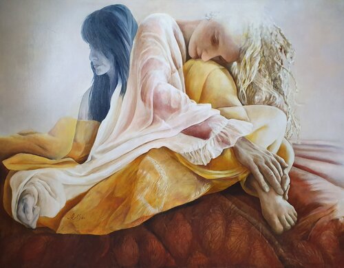 Émotions di arlette Sandre signé Arlsan, Pittura in vendita su Singulart
