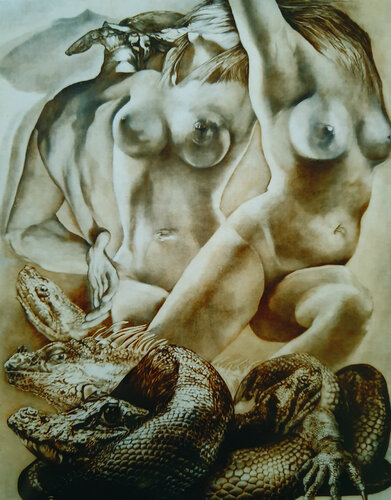 Obsession 2 di arlette Sandre signé Arlsan, Pittura in vendita su Singulart