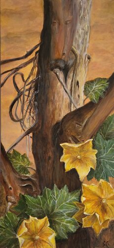 L'arbre au 3 visages de Pascale Cormouls, Pintura a la venta en Singulart