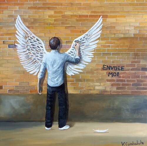 Envole-moi di VALERIE CYMBALISTA, Pittura in vendita su Singulart