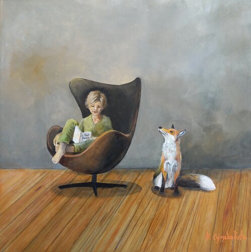 Le Petit Prince van VALERIE CYMBALISTA, Schilderij te koop op Singulart