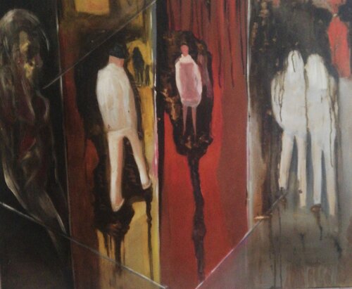 incontri mancati van Gianfranco D'Andrea, Schilderij te koop op Singulart