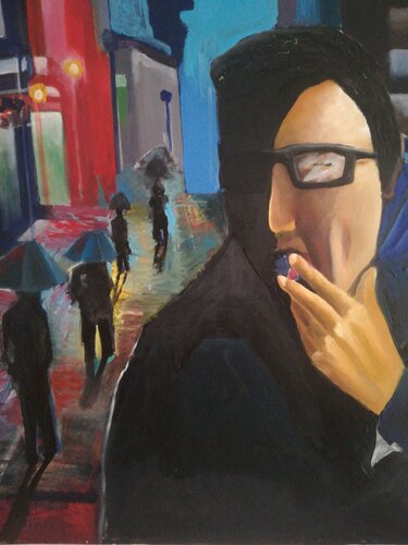 Notte pprofonda di Gianfranco D'Andrea, Pittura in vendita su Singulart