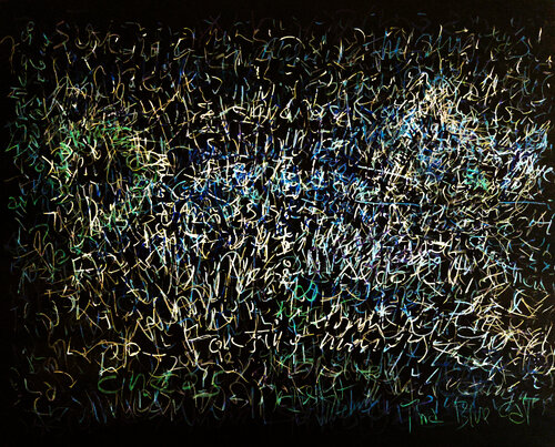 ThAbluecat Vibration I by ThAblueCat, 회화 for Sale on Singulart