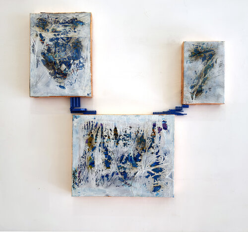 Pieces 1 van ThAblueCat, Schilderij te koop op Singulart