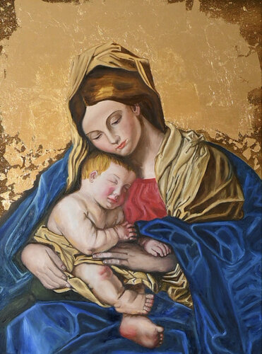 Madonna col Bambino de Jomay Tam, Pintura a la venta en Singulart
