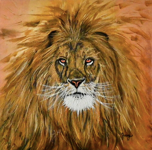 Leone di Jomay Tam, Pittura in vendita su Singulart