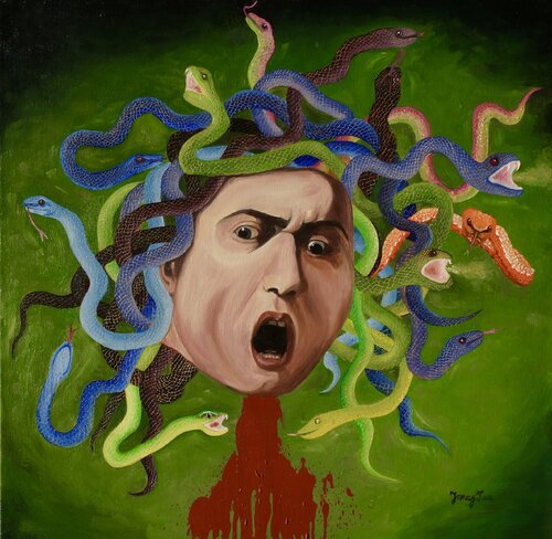 Medusa de Jomay Tam, Pintura a la venta en Singulart