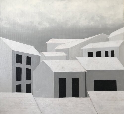 Snow in Florence di Jomay Tam, Pittura in vendita su Singulart