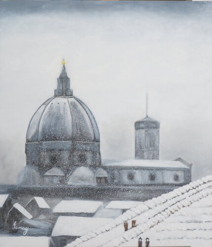 Whitewashed Duomo di Jomay Tam, Pittura in vendita su Singulart