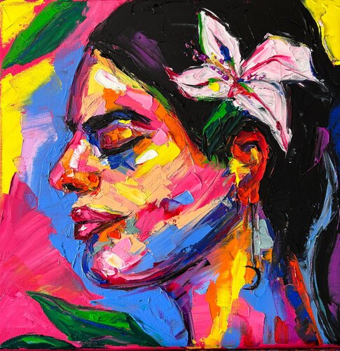 Petal thoughts van Elisabet Alba Rio, Schilderij te koop op Singulart