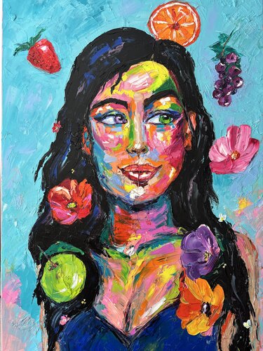 The blooming self by Elisabet Alba Rio, Painting for Sale on Singulart