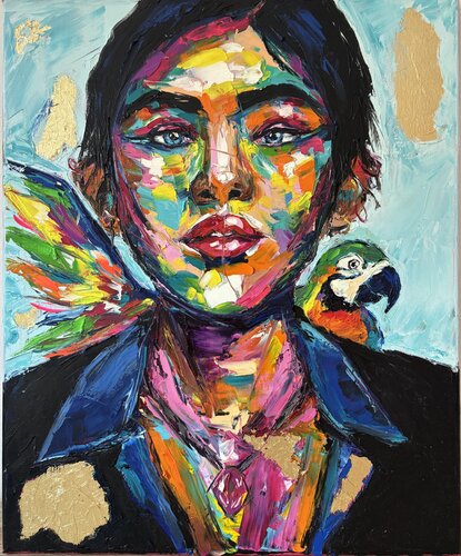 Radiant rebellion par Elisabet Alba Rio, Peinture en vente sur Singulart