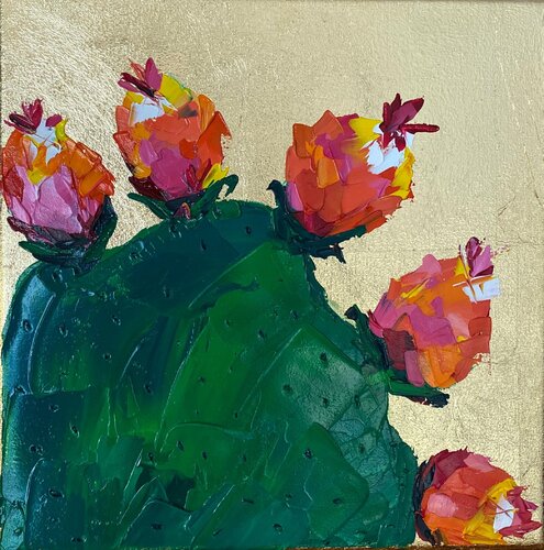Gold Blooming by Elisabet Alba Rio, Painting for Sale on Singulart