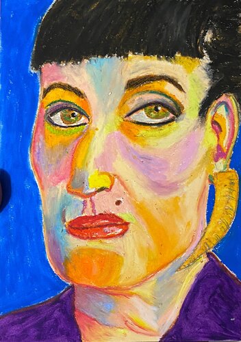 Rossy de Palma van Elisabet Alba Rio, Schilderij te koop op Singulart