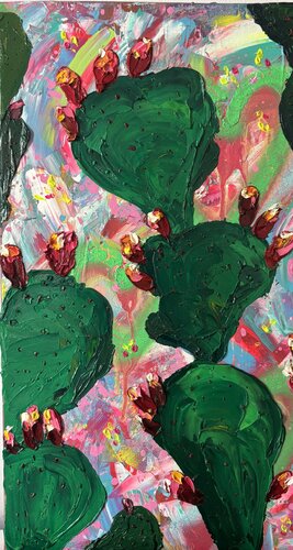 Cactus candy bar van Elisabet Alba Rio, Schilderij te koop op Singulart