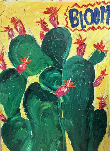 Blooming Prickly von Elisabet Alba Rio, Malerei kaufen auf Singulart