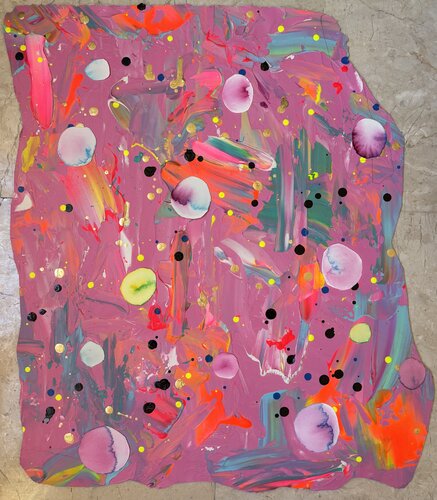 Cosmic confeti par Elisabet Alba Rio, Peinture en vente sur Singulart