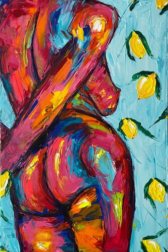 Citrus dream by Elisabet Alba Rio, 회화 for Sale on Singulart