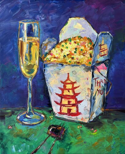 Fine dining, my way by Elisabet Alba Rio, Painting for Sale on Singulart
