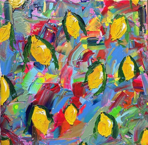 Lemon rythm by Elisabet Alba Rio, Painting for Sale on Singulart