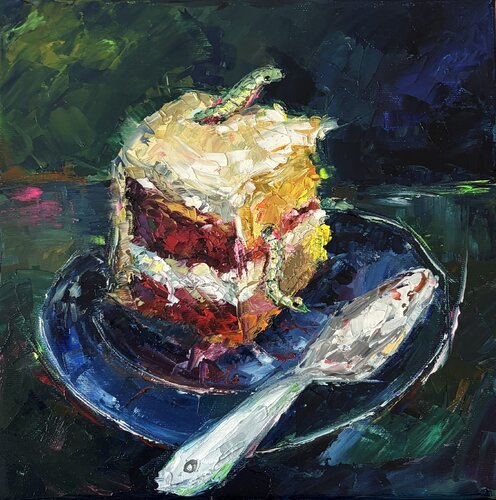 Indulgence Without Measure by Elisabet Alba Rio, Painting for Sale on Singulart
