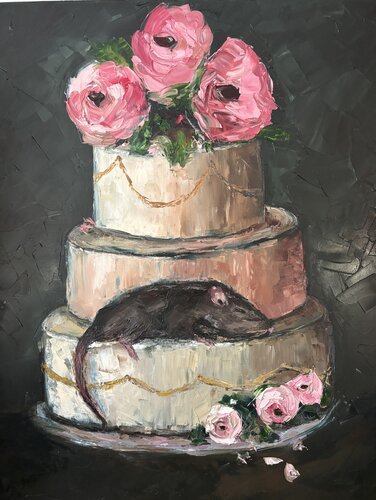 The intruder by Elisabet Alba Rio, 회화 for Sale on Singulart