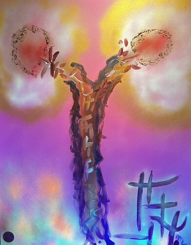 Sakura Phase 4 : THE VOYAGE van Marc Noël, Schilderij te koop op Singulart