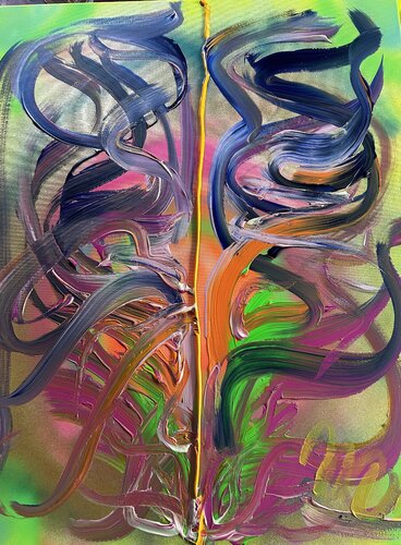 Infinity Phase 3 : LIBERATION van Marc Noël, Schilderij te koop op Singulart