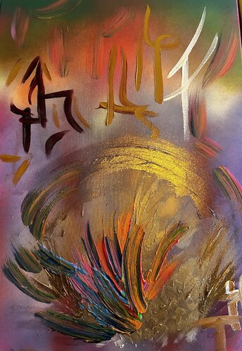 Liberty Phase 3 : OPENING 2 van Marc Noël, Schilderij te koop op Singulart