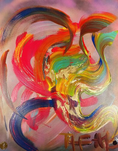Sakura Phase 3 : AWAKENING IN THE NOW van Marc Noël, Schilderij te koop op Singulart