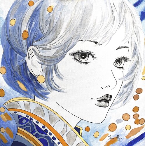 VIE-SAGE : FUMIKO von Chris Alys, Malerei kaufen auf Singulart