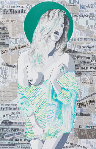 Révélation 12 : MISS MONDE van Chris Alys, Schilderij te koop op Singulart