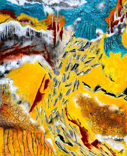 Le tourbillon de la vie par Philippe Urbin, Peinture en vente sur Singulart
