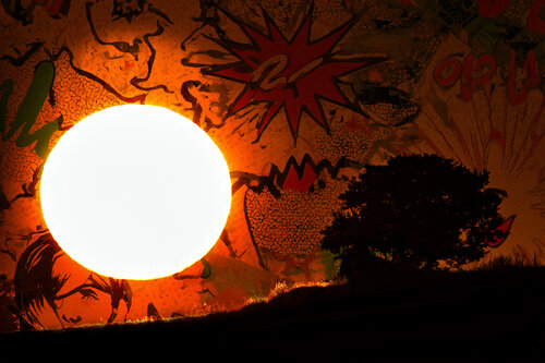 Sun in PopArt 1 van Francesco Mosca, Fotografie te koop op Singulart