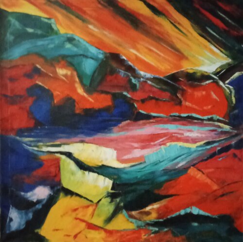 Zyclus Sonnenlandschaften X Olga Schrufer-Kozlova
