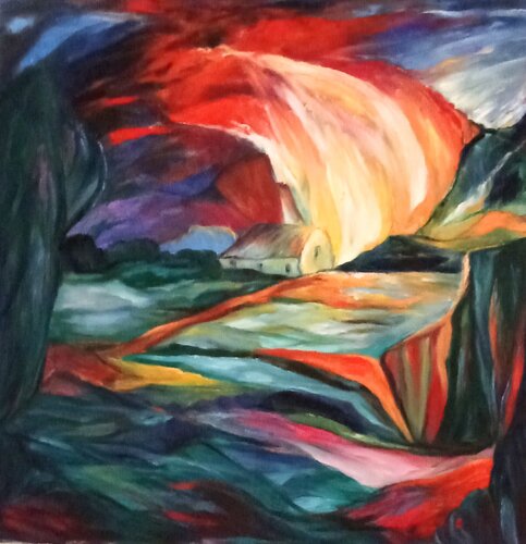 La Bergerie van Olga Schrufer-Kozlova, Schilderij te koop op Singulart